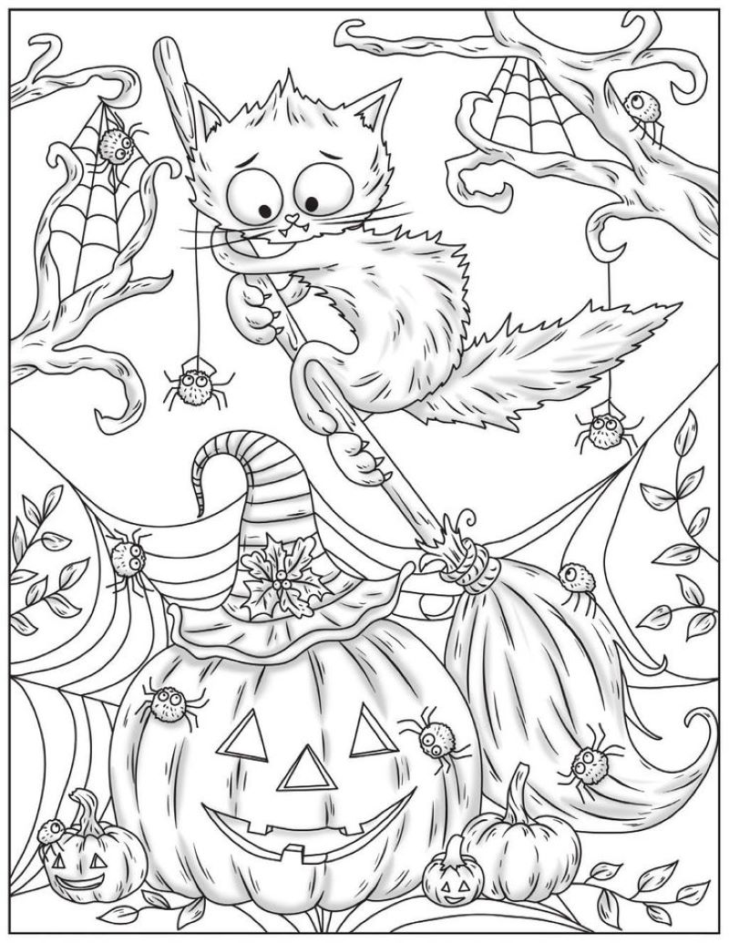 tô màu halloween