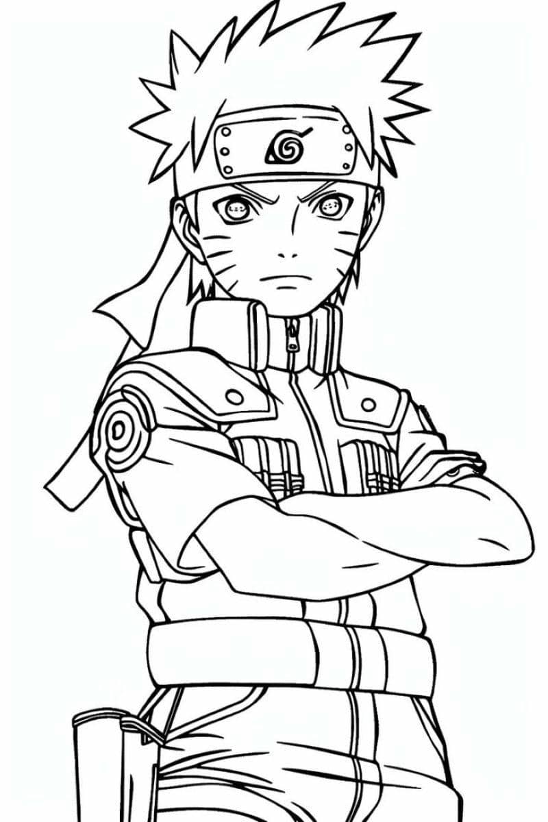 tô màu naruto ngầu