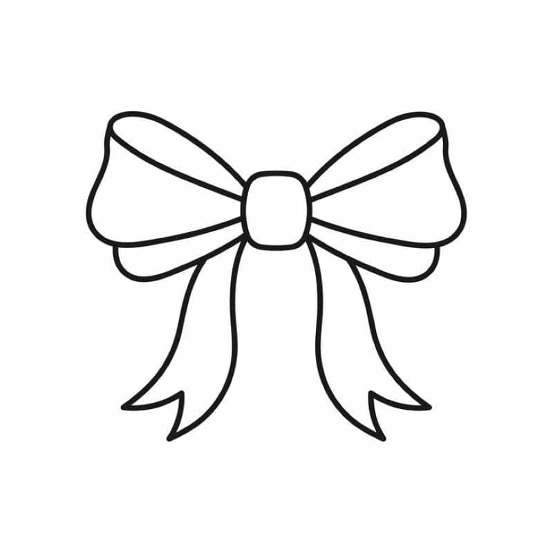 tô màu nơ cute