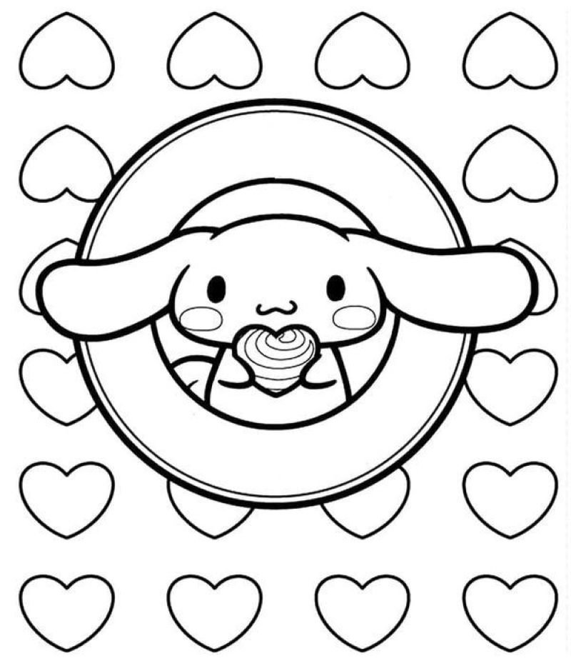 tranh tô màu cute