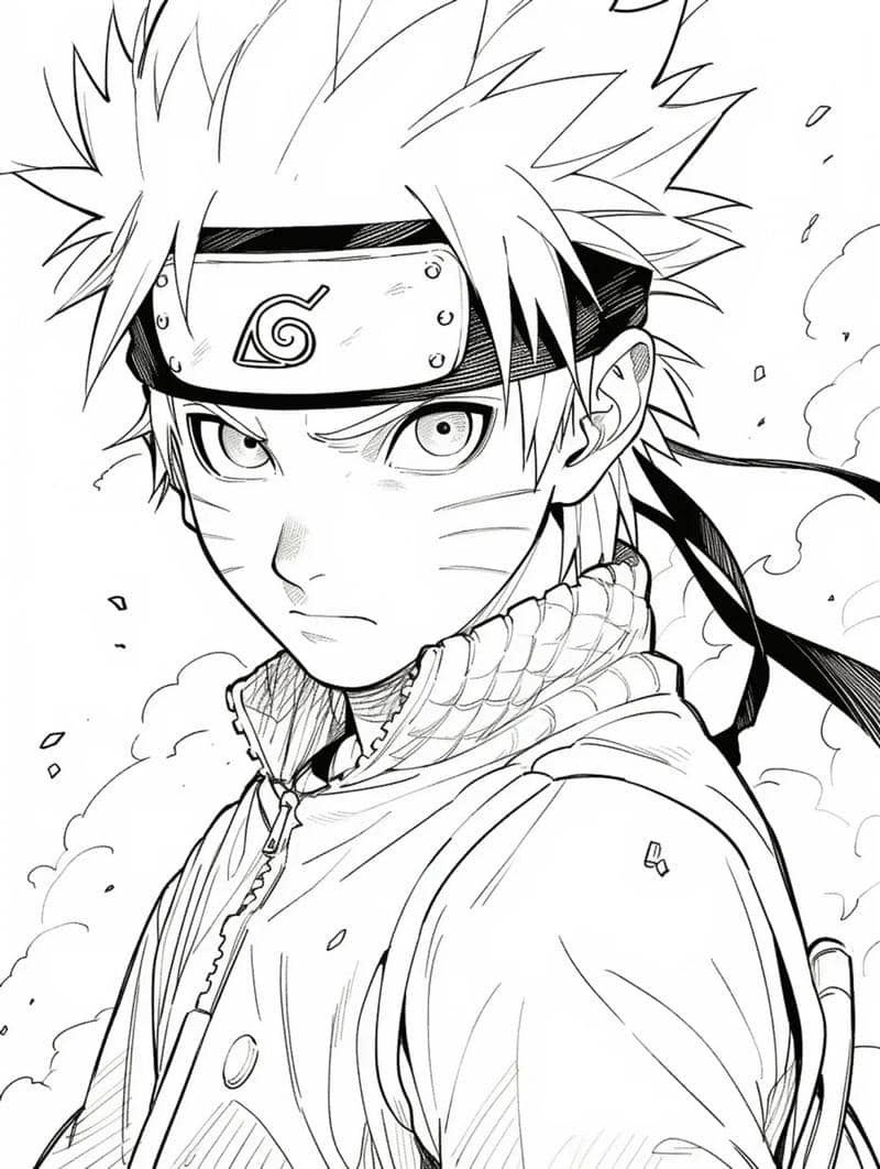 tranh tô màu naruto