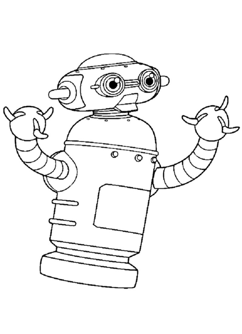 tranh tô màu siêu nhân robot