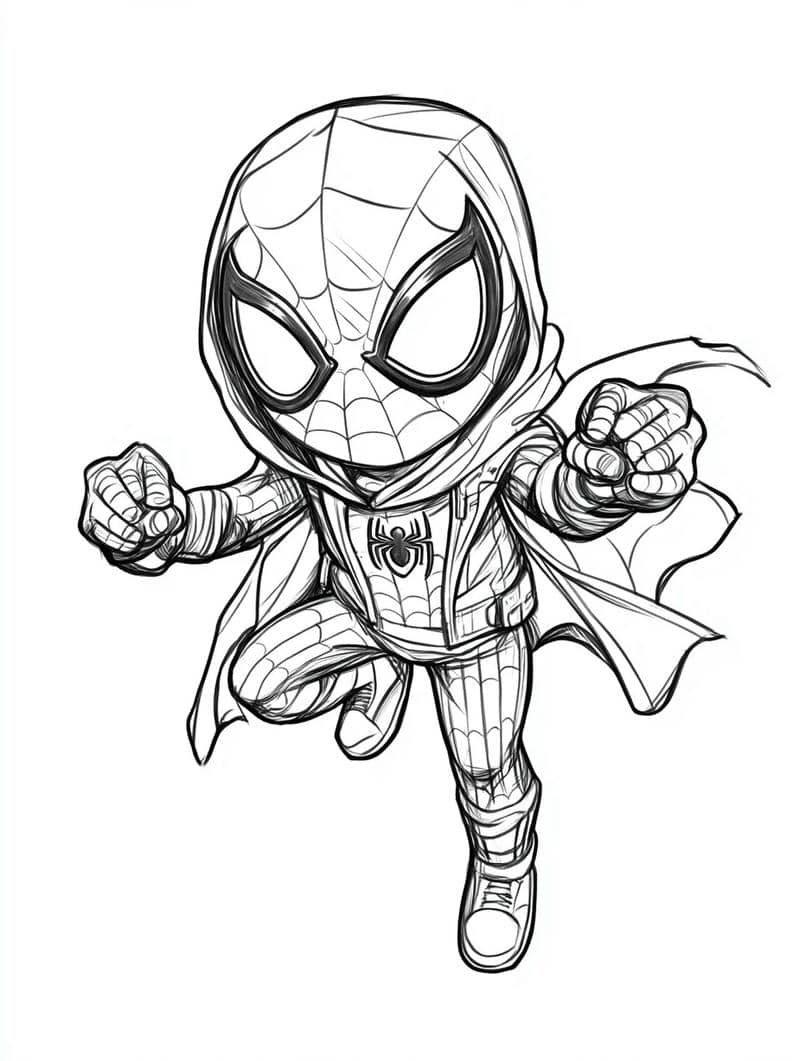 tranh to mau spiderman