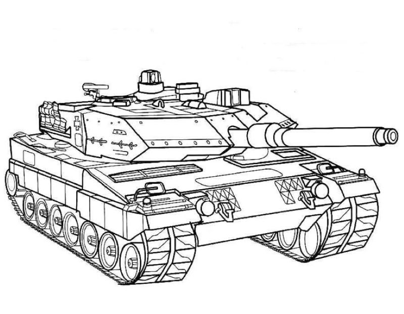 tranh vẽ xe tăng