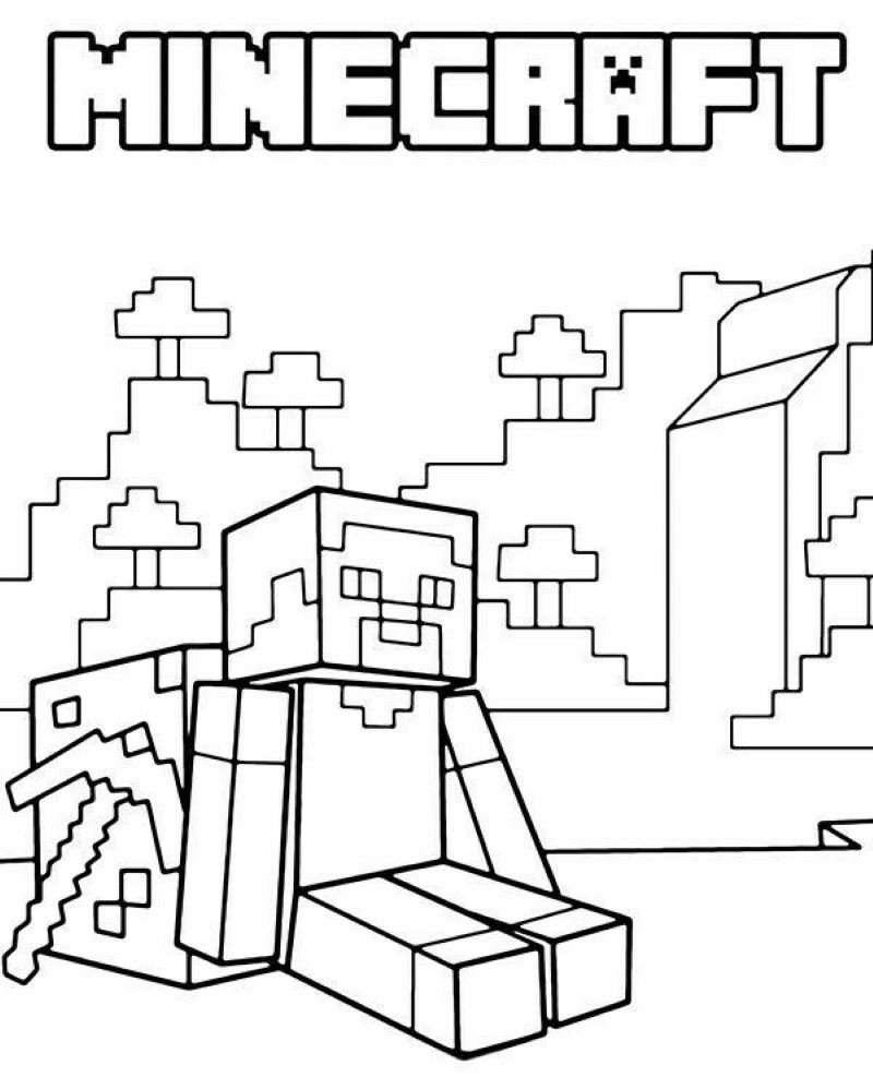 vẽ minecraft