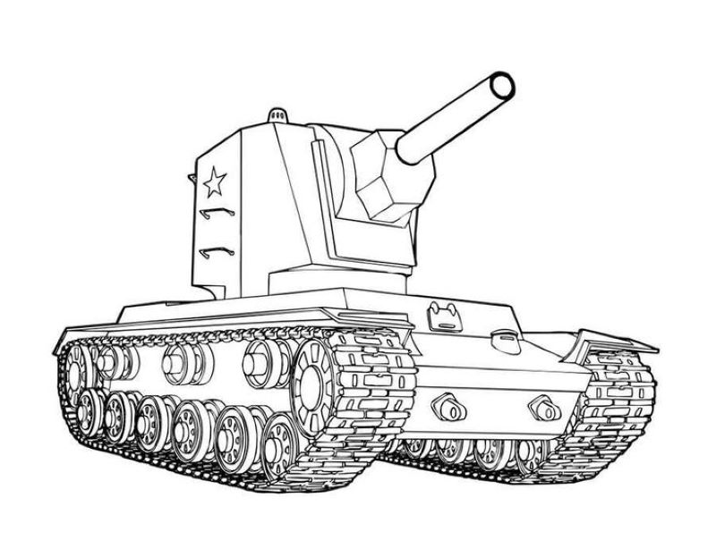 xe tăng hình vẽ